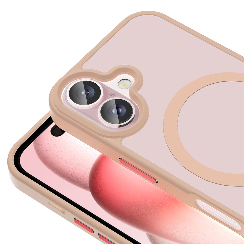 Apple iPhone 16 Kılıf M-safe Şarj Özellikli Mat Arka Yüzey Zore Sio Kapak