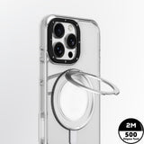 Apple iPhone 16 Kılıf M-safe Şarj Özellikli Parmak Ring Standlı Youngkit Pivot Serisi Kapak