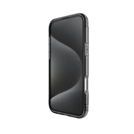 Apple iPhone 16 Kılıf M-safe Şarj Özellikli Raptic Air Serisi Airbag Tasarımlı Metal Köşelikli Şeffaf Kapak