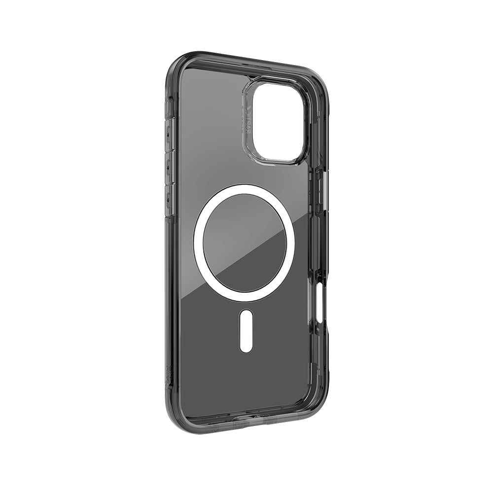 Apple iPhone 16 Kılıf M-safe Şarj Özellikli Raptic Air Serisi Airbag Tasarımlı Metal Köşelikli Şeffaf Kapak