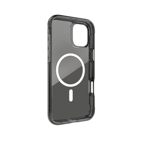 Apple iPhone 16 Kılıf M-safe Şarj Özellikli Raptic Air Serisi Airbag Tasarımlı Metal Köşelikli Şeffaf Kapak