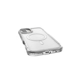 Apple iPhone 16 Kılıf M-safe Şarj Özellikli Raptic Air Serisi Airbag Tasarımlı Metal Köşelikli Şeffaf Kapak