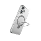 Apple iPhone 16 Kılıf M-safe Şarj Özellikli Raptic Air Stand Serisi Buzlu Transparan Tasarımlı Standlı Kapak