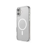 Apple iPhone 16 Kılıf M-safe Şarj Özellikli Raptic Crystal M-safe Serisi Şeffaf Kapak