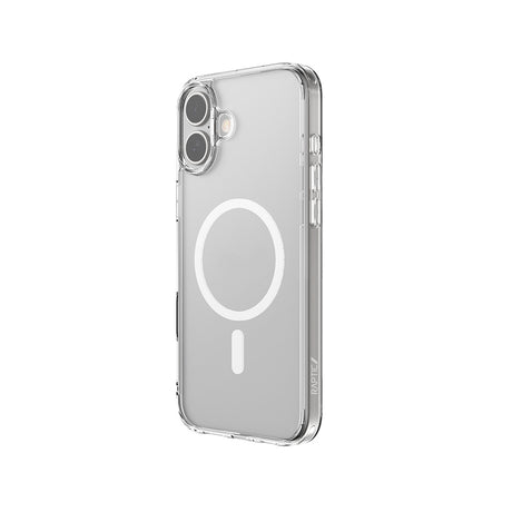 Apple iPhone 16 Kılıf M-safe Şarj Özellikli Raptic Crystal M-safe Serisi Şeffaf Kapak