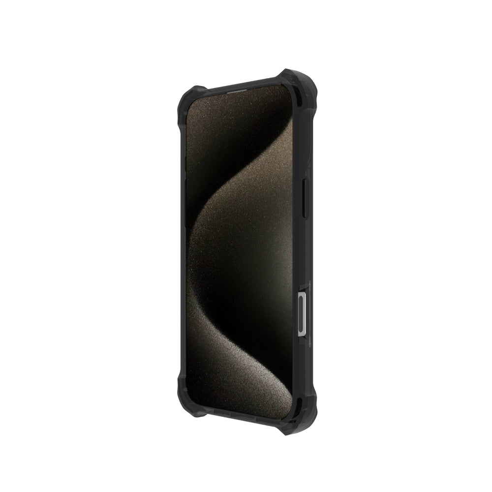 Apple iPhone 16 Kılıf M-safe Şarj Özellikli Raptic Dual Serisi Şeffaf Standlı Kapak