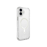 Apple iPhone 16 Kılıf M-safe Şarj Özellikli Şeffaf Airbag Tasarımlı Skinarma Saido Nightglow Kapak