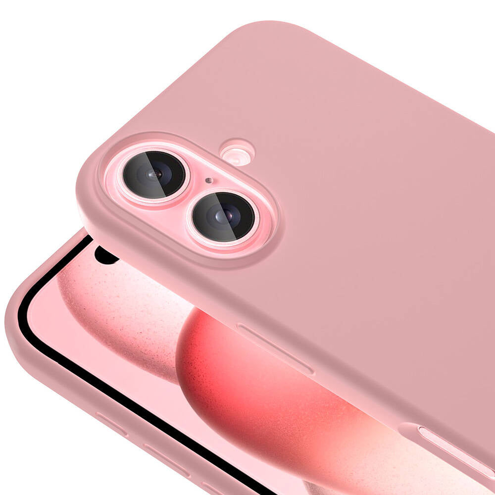 Apple iPhone 16 Kılıf M-safe Şarj Özellikli Sıvı Teknolojili Silinebilir Sert Zore Kivi Kapak