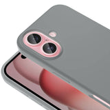 Apple iPhone 16 Kılıf M-safe Şarj Özellikli Sıvı Teknolojili Silinebilir Sert Zore Kivi Kapak