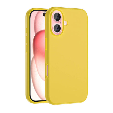 Apple iPhone 16 Kılıf M-safe Şarj Özellikli Sıvı Teknolojili Silinebilir Sert Zore Kivi Kapak