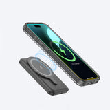 Apple iPhone 16 Kılıf M-safe Şarj Özellikli Standlı Amazingthing Titan Pro Plus Kapak