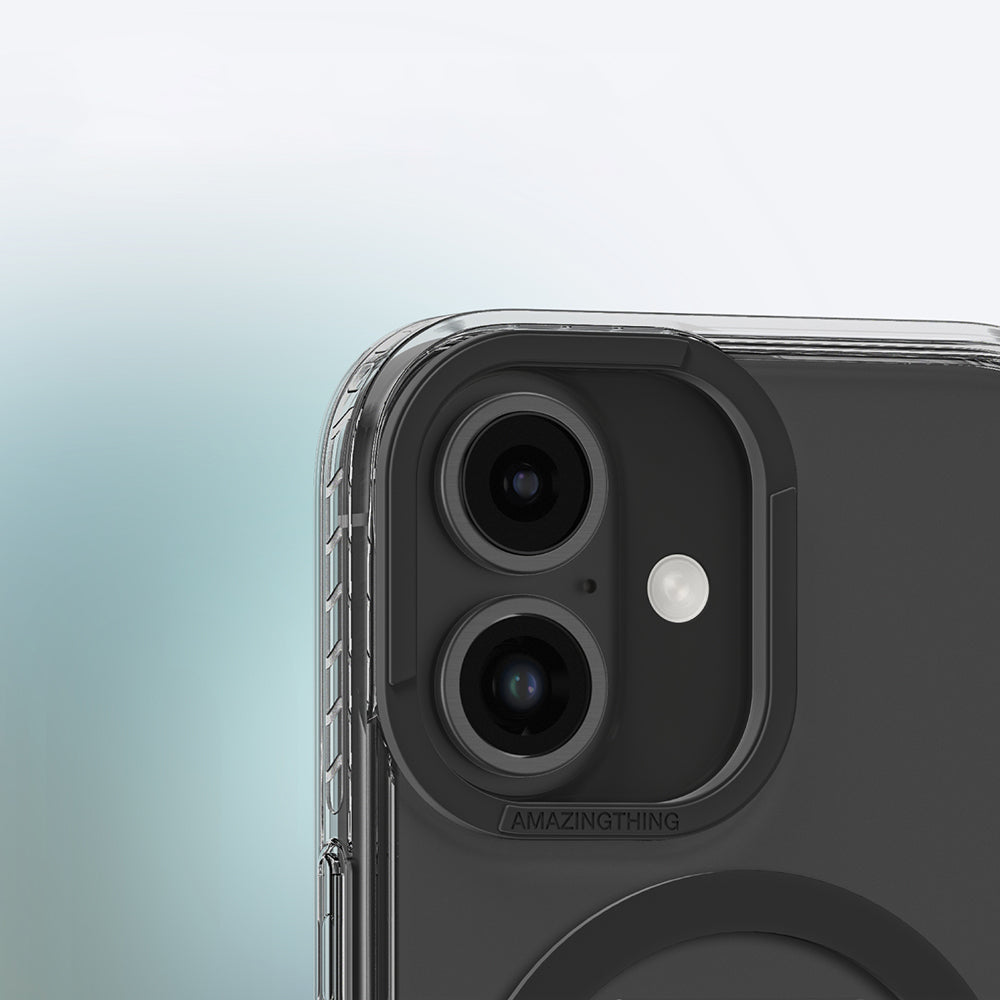 Apple iPhone 16 Kılıf M-safe Şarj Özellikli Standlı Amazingthing Titan Pro Plus Kapak