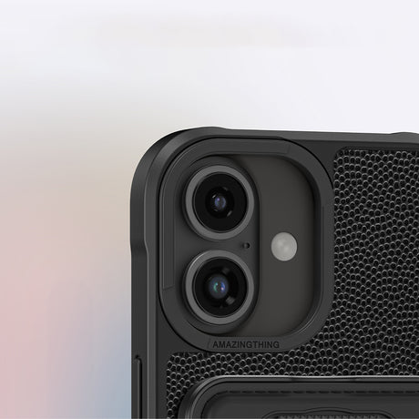 Apple iPhone 16 Kılıf M-safe Şarj Özellikli Standlı Kartlıklı Set Amazingthing Glamour Luxe Serisi Kapak