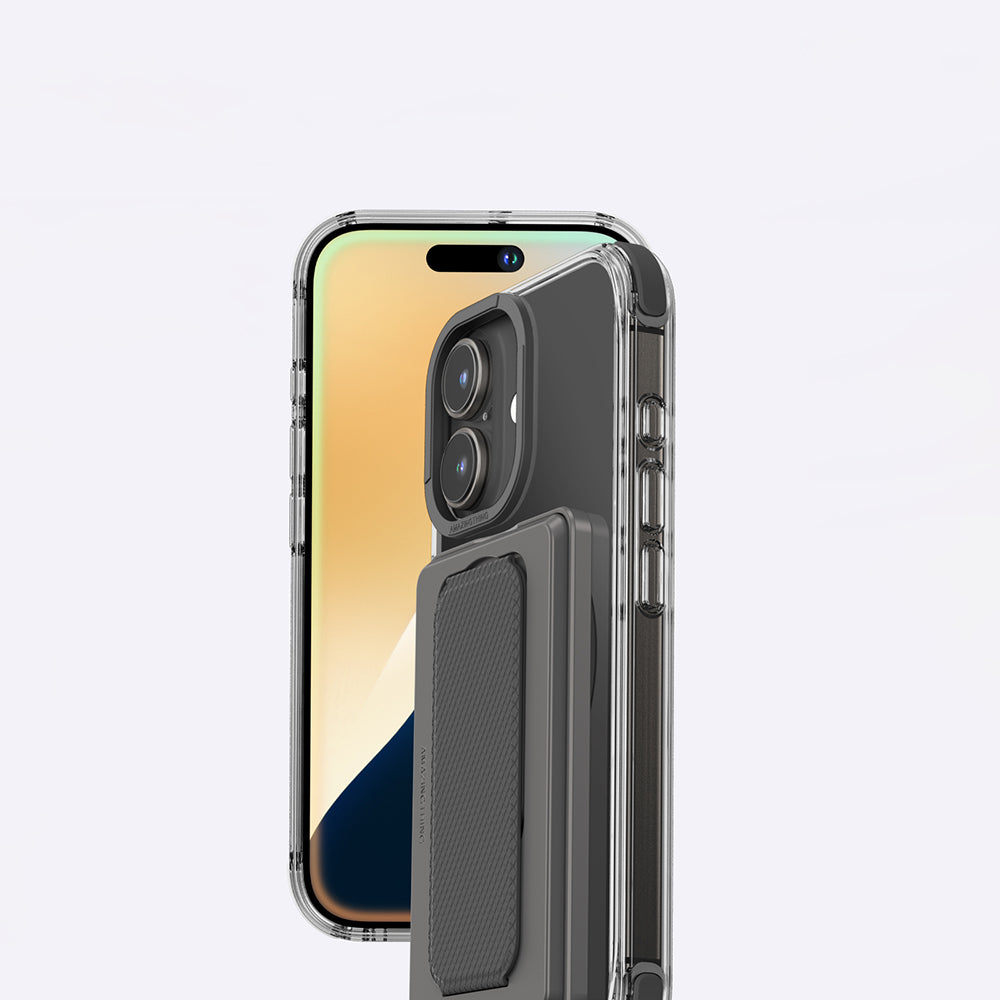 Apple iPhone 16 Kılıf M-safe Şarj Özellikli Standlı Set Amazingthing Omni Adventure Serisi Kapak