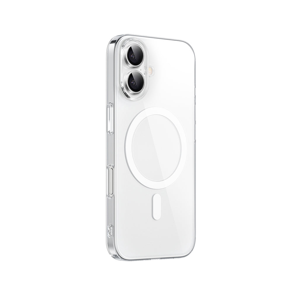 Apple iPhone 16 Kılıf M-safe Şarj Özellikli Wiwu YXK-207 Invisible Pro Sert PC Kapak