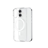 Apple iPhone 16 Kılıf M-safe Şarj Özellikli Wiwu YXK-207 Invisible Pro Sert PC Kapak