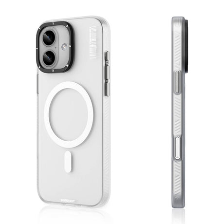 Apple iPhone 16 Kılıf M-safe Şarj Özellikli Youngkit Hidden Sand Serisi Kapak