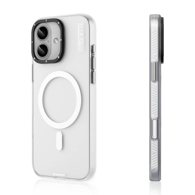 Apple iPhone 16 Kılıf M-safe Şarj Özellikli Youngkit Hidden Sand Serisi Kapak