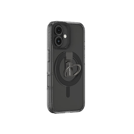 Apple iPhone 16 Kılıf M-safe Şarj Özellikli Yüzük Standlı Amazingthing Titan Pro Serisi Kapak