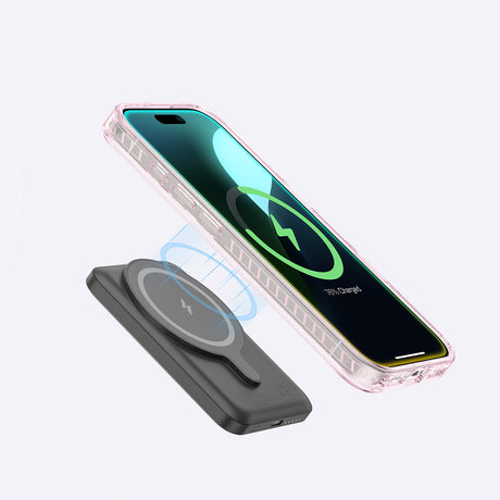 Apple iPhone 16 Kılıf M-safe Şarj Özellikli Yüzük Standlı Amazingthing Titan Pro Serisi Kapak