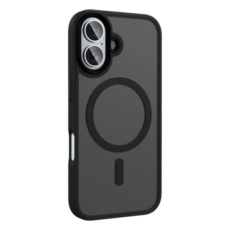 Apple iPhone 16 Kılıf Mat Arka Yüzey Wireless Şarj Özellikli Zore Flet M-safe Kapak
