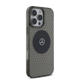 Apple iPhone 16 Pro Max Kılıf Mercedes Benz Orjinal Lisanslı M-safe Şarj Özellikli Yıldız Desenli Transparan Kapak