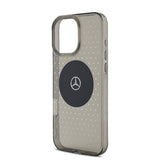 Apple iPhone 16 Pro Max Kılıf Mercedes Benz Orjinal Lisanslı M-safe Şarj Özellikli Yıldız Desenli Transparan Kapak