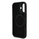 Apple iPhone 16 Kılıf Redbull Orjinal Lisanslı M-safe Şarj Özellikli Kırmızı Halka ve Logo Kabartmalı PU Deri Kapak