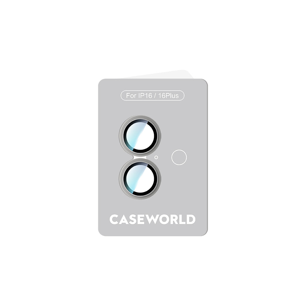 Apple iPhone 16 Plus CaseWorld Alloy Serisi Oleofobik Anti Reflective Kamera Lens Koruyucu
