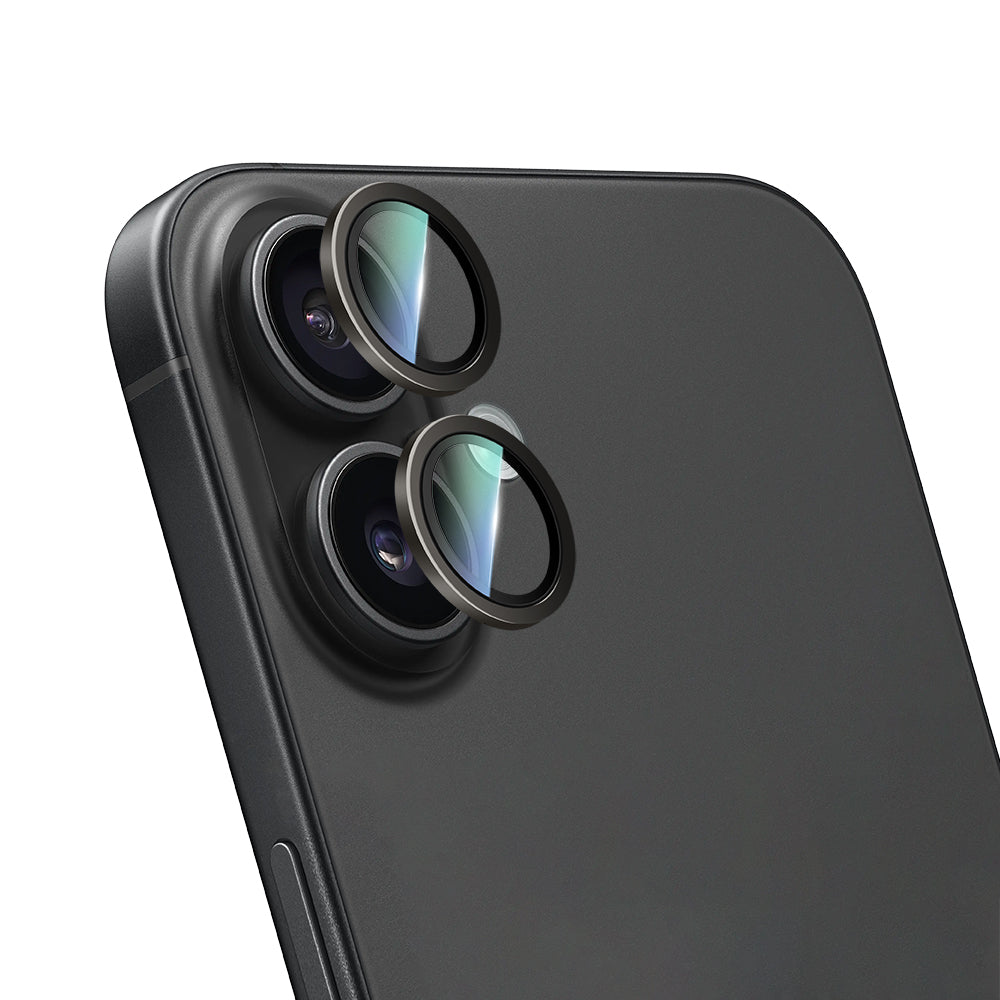 Apple iPhone 16 Plus CaseWorld Alloy Two-Color Serisi Lens Koruyucu