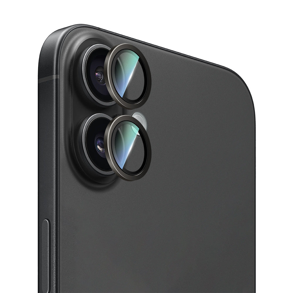 Apple iPhone 16 Plus CaseWorld Alloy Two-Color Serisi Lens Koruyucu