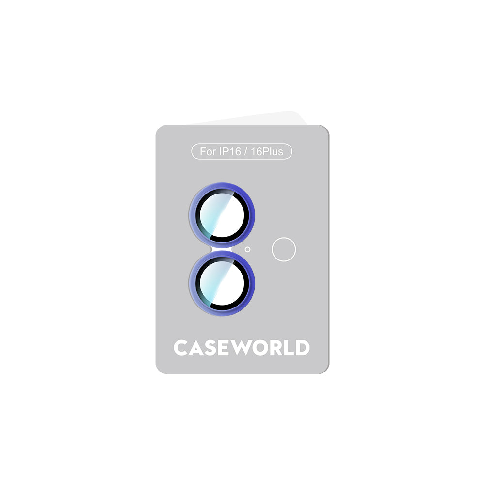 Apple iPhone 16 Plus CaseWorld Alloy Two-Color Serisi Lens Koruyucu