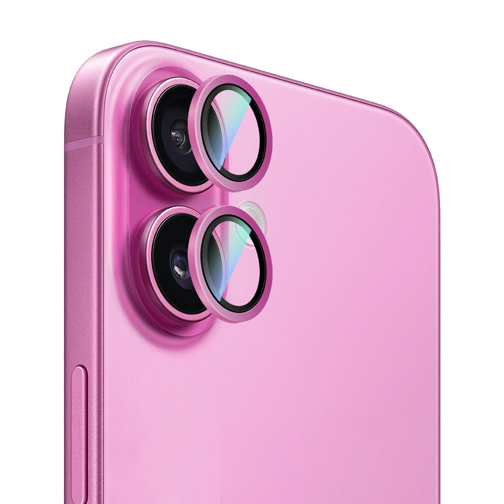 Apple iPhone 16 Plus CaseWorld Alloy Two-Color Serisi Lens Koruyucu