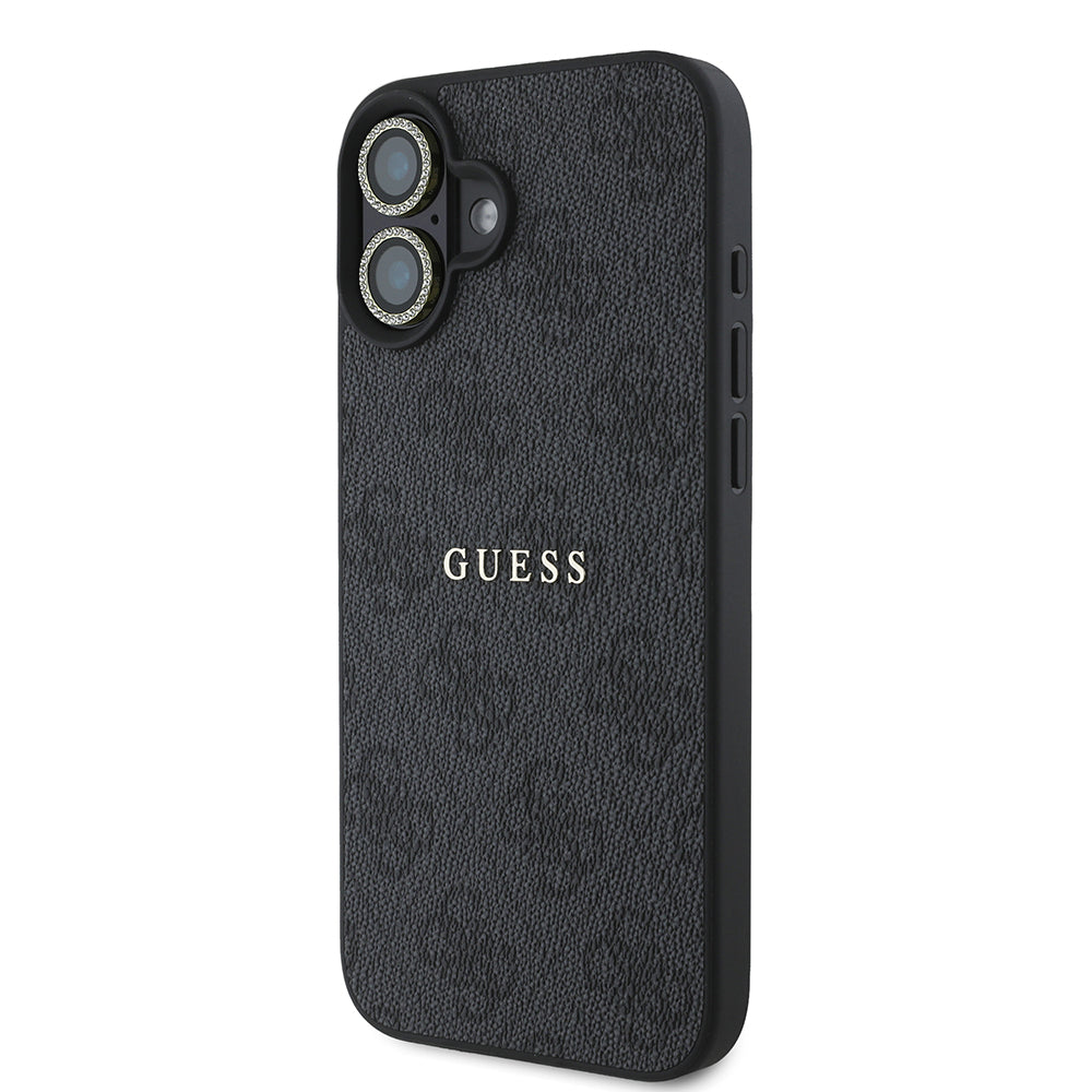 Apple iPhone 16 Plus Guess Orjinal Lisanslı Kılıf + Ekran Koruyucu + Lens Koruyucu 3in1 Aksesuar Seti