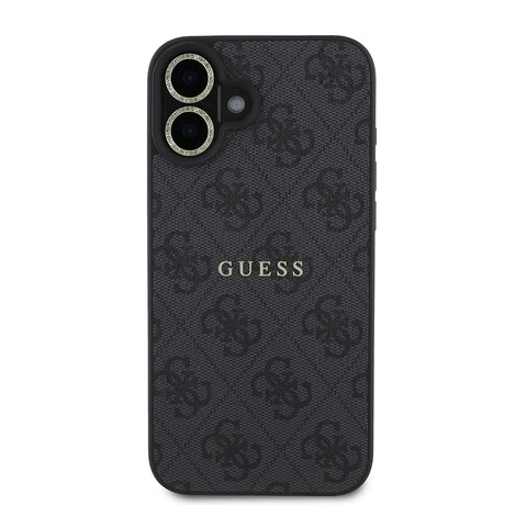 Apple iPhone 16 Plus Guess Orjinal Lisanslı Kılıf + Ekran Koruyucu + Lens Koruyucu 3in1 Aksesuar Seti