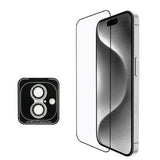 Apple iPhone 16 Plus Guess Orjinal Lisanslı Kılıf + Ekran Koruyucu + Lens Koruyucu 3in1 Aksesuar Seti
