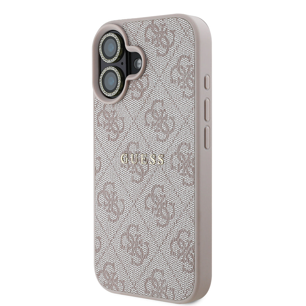 Apple iPhone 16 Plus Guess Orjinal Lisanslı Kılıf + Ekran Koruyucu + Lens Koruyucu 3in1 Aksesuar Seti