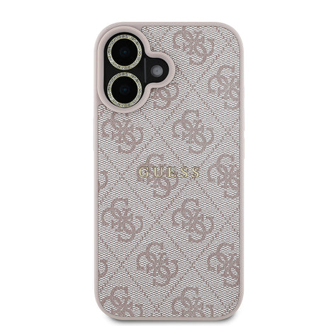 Apple iPhone 16 Plus Guess Orjinal Lisanslı Kılıf + Ekran Koruyucu + Lens Koruyucu 3in1 Aksesuar Seti