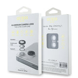 Apple iPhone 16 Plus Guess Orjinal Lisanslı Metal Kamera Lens Koruyucu