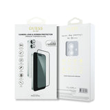 Apple iPhone 16 Plus Guess Orjinal Lisanslı Rhinestone Ekran Koruyucu + Lens Koruyucu 2in1 Aksesuar Seti