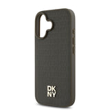 Apple iPhone 16 Plus Kılıf DKNY Orjinal Lisanslı M-safe Şarj Özellikli 3D Yazılı Repeat Pattern Kapak