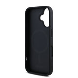 Apple iPhone 16 Plus Kılıf DKNY Orjinal Lisanslı M-safe Şarj Özellikli Metal Logolu PU Deri Grained Kapak