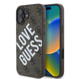 Apple iPhone 16 Plus Kılıf Guess Orjinal Lisanslı Big Love Guess Kapak