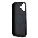 Apple iPhone 16 Plus Kılıf Guess Orjinal Lisanslı M-safe Şarj Özellikli Yazı Logolu Grained Kapak