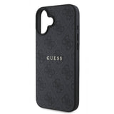 Apple iPhone 16 Plus Kılıf Guess Orjinal Lisanslı M-safe Şarj Özellikli 4G Desenli Yazı Logolu Kapak
