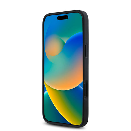 Apple iPhone 16 Plus Kılıf Guess Orjinal Lisanslı M-safe Şarj Özellikli Gül Baskılı 4G Desenli Yazı Logolu Kapak