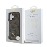 Apple iPhone 16 Plus Kılıf Guess Orjinal Lisanslı M-safe Şarj Özellikli Small 4G Classic Kapak