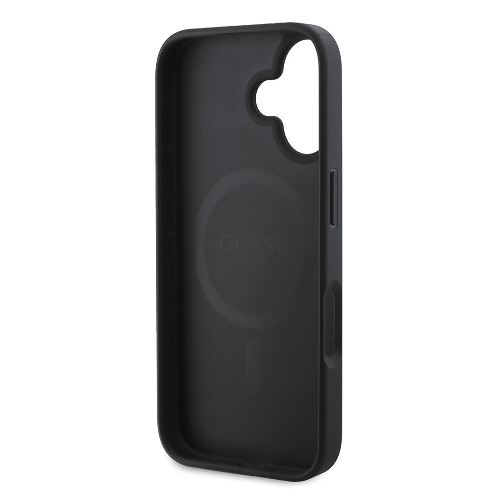 Apple iPhone 16 Plus Kılıf Guess Orjinal Lisanslı M-safe Şarj Özellikli Small 4G Classic Kapak