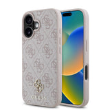 Apple iPhone 16 Plus Kılıf Guess Orjinal Lisanslı M-safe Şarj Özellikli Small 4G Classic Kapak