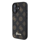 Apple iPhone 16 Plus Kılıf Guess Orjinal Lisanslı M-safe Şarj Özellikli Yazı Logolu Peony Kapak